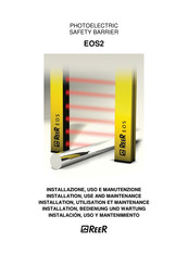 Reer EOS2 A Manuel D'installation, Utilisation Et Maintenance