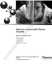 Thermo Scientific 8870010 Manuel D'instructions