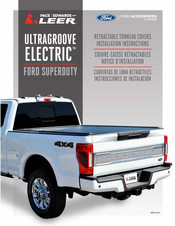 Leer Pace Edwards ULTRAGROOVE ELECTRIC Notice D'installation