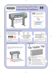 HP Designjet 4000 Instructions D'installation