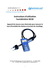 Grubatec WLW Instructions D'utilisation