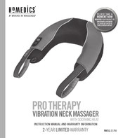 HoMedics PRO THERAPY NMSQ-217HJ Mode D'emploi Et Informations Sur La Garantie