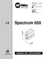 Miller Spectrum 650 Manuel De L'utilisateur