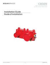 aquabrass CB329 Guide D'installation