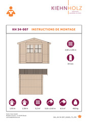 Kiehn-Holz KH 34-007 Instructions De Montage