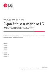 LG 75UL3G-B Manuel D'utilisation