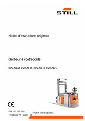 Still EXV-CB 16 Notice D'instructions Originale