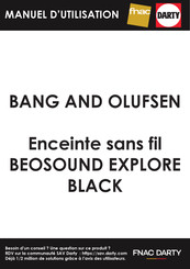 Bang & Olufsen Beosound Explore Mode D'emploi