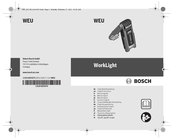 Bosch WEU WorkLight Notice Originale