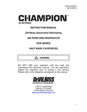 DeVilbiss CHAMPION DCR Serie Manuel D'instructions