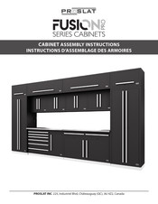 Proslat Fusion Pro Série Instructions D'assemblage