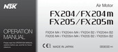NSK FX205 Mode D'emploi