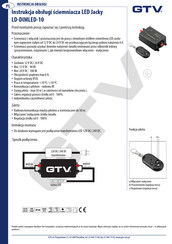 GTV LD-DIMLED-10 Mode D'emploi