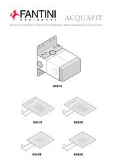 Fantini Rubinetti ACQUAFIT K041B Instructions De Montage