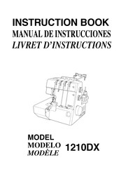 Janome 1210DX Livret D'instructions