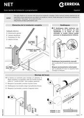 Erreka NET Guide Rapide D'installation Et Programmation