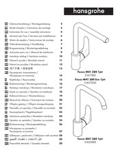 Hansgrohe Focus Eco 31827000 Mode D'emploi / Instructions De Montage