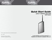 Zyxel P-2302HWL Guide De Démarrage Rapide