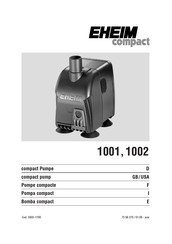 EHEIM compact 1001 Manuel D'utilisation