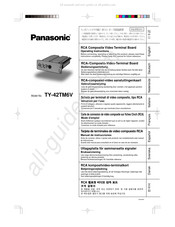 Panasonic TY-42TM6V Mode D'emploi