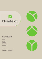 Blumfeldt Moody SOLAR ST Mode D'emploi