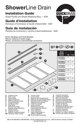 QUICKDRAIN USA PVC4856D20 Guide D'installation
