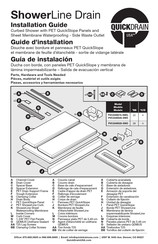 QUICKDRAIN USA ShowerLine PVC2430D20-SWO Guide D'installation