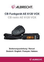Albrecht AE 6120 VOX Guide D'utilisation