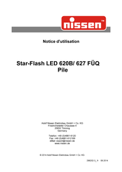 nissen Star-Flash LED 627 FUQ Notice D'utilisation