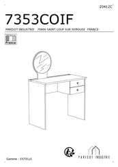 Parisot Industrie ESTELLE 7353COIF Instructions De Montage