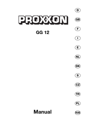 Proxxon GG 12 Manuel