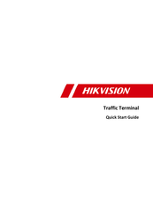 HIKVISION Traffic Terminal Mode D'emploi