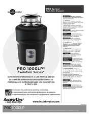 Emerson InSinkErator Evolution PRO Serie Manuel