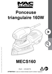 Mac allister MECS160 Mode D'emploi