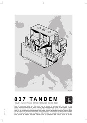 SIT Group 837 TANDEM Instructions D'utilisation Et D'installation