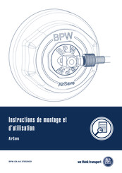 BPW AirSave Instructions De Montage Et D'utilisation