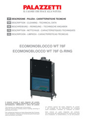 Palazzetti ECOMONOBLOCCO WT 78F Mode D'emploi