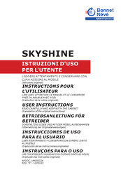 Bonnet Neve SKYSHINE 2D EOL Instructions Pour L'utilisateur