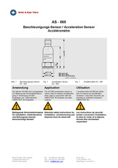 Brüel & Kjaer Vibro AS-065 Mode D'emploi