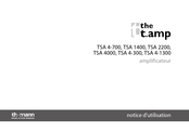 thomann the t.amp TSA 1400 Notice D'utilisation
