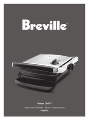 Breville Panini Grill TG425XL Livret D'instructions