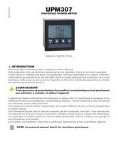 Algodue ELETTRONICA UPM307 Mode D'emploi