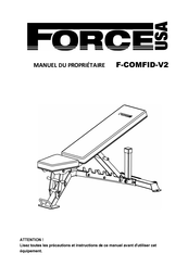 Force USA F-COMFID-V2 Manuel Du Propriétaire