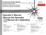 Linkoln Electric AC-225-S Manuel De L'opérateur