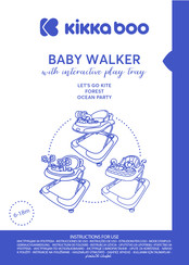 Kikka Boo BABY WALKER Mode D'emploi