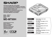 Sharp MD-MT99H Mode D'emploi