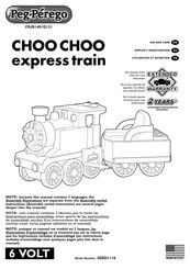 Peg-Perego CHOO CHOO express train IGED1116 Utilisation Et Entretien
