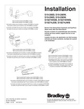 Bradley S19-280W Installation