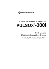 Konica Minolta PULSOX-300i Manuel D'instructions