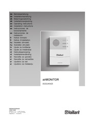 Vaillant airMONITOR 0020245425 Notice D'emploi